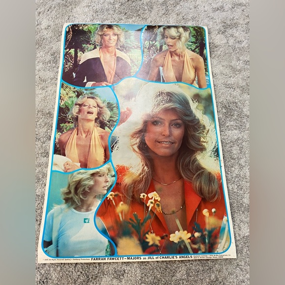 Farrah Fawcett-Majors as Jill of Charlie’s Angels 1976 Vintage Original poster